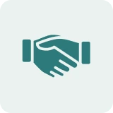 Business agreement symbol illustration